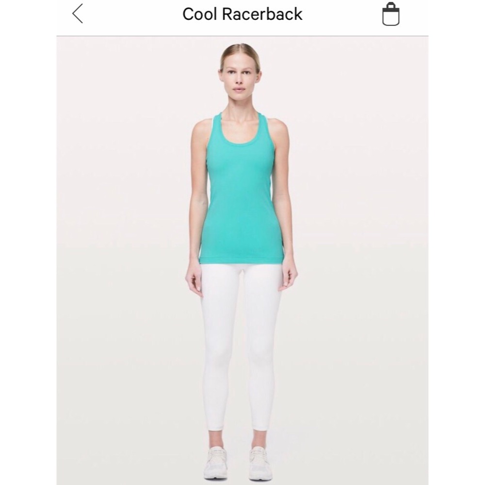 Lululemon Cool Racerback Tank Navy Blue